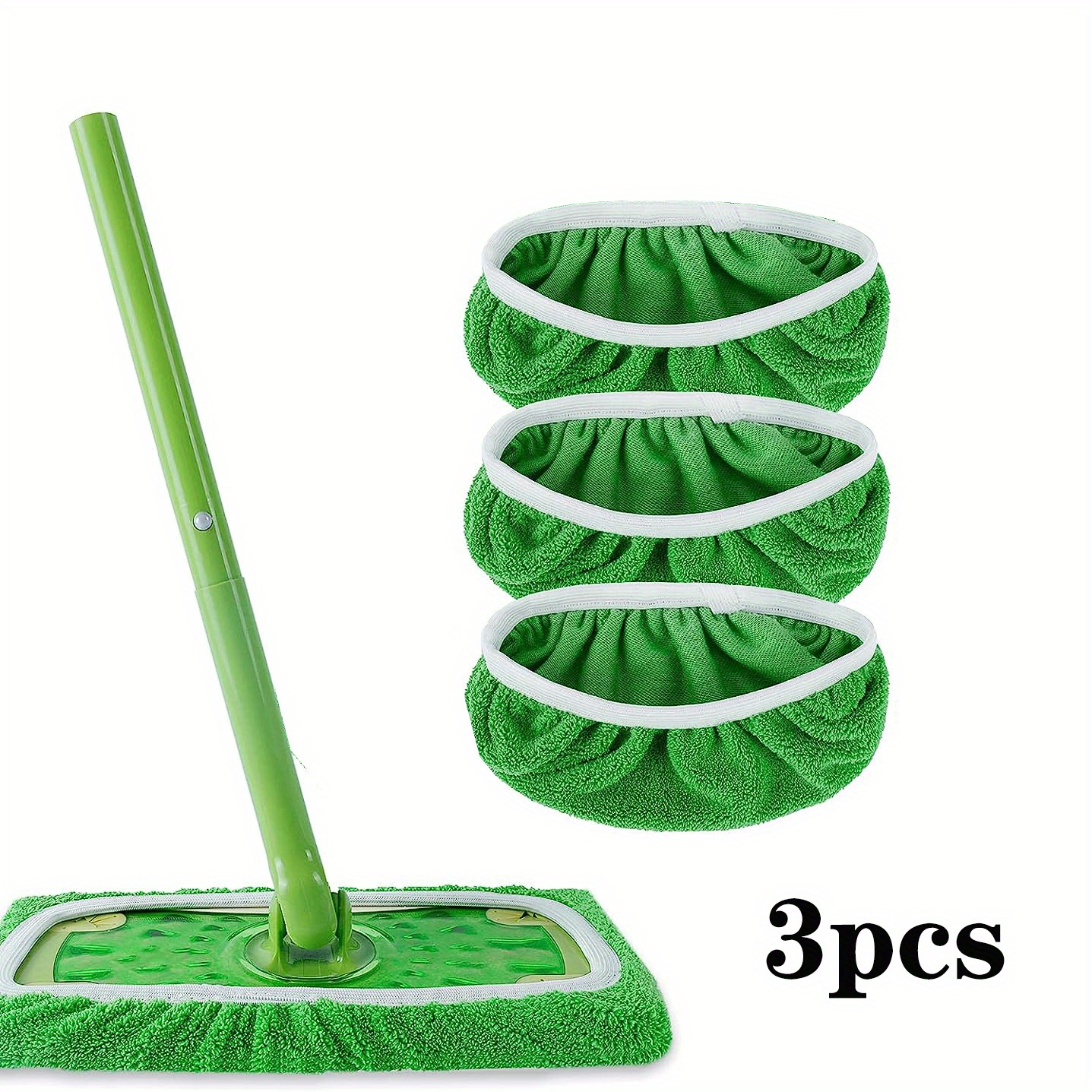 Reusable Mop Pad Washable Durable Microfiber Mop Cloth - Temu