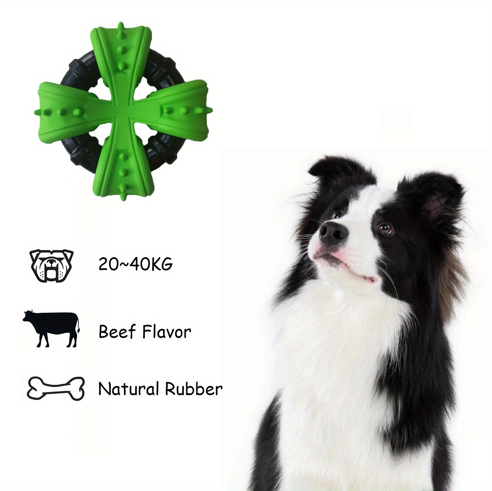 New Bone Shape Pet Dog Toy With Beef Flavor Interactive Dog - Temu