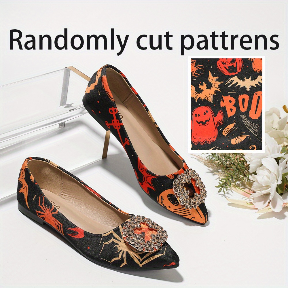 Women's Low-cut High Heel Shoes With Rhinestone Decoration In