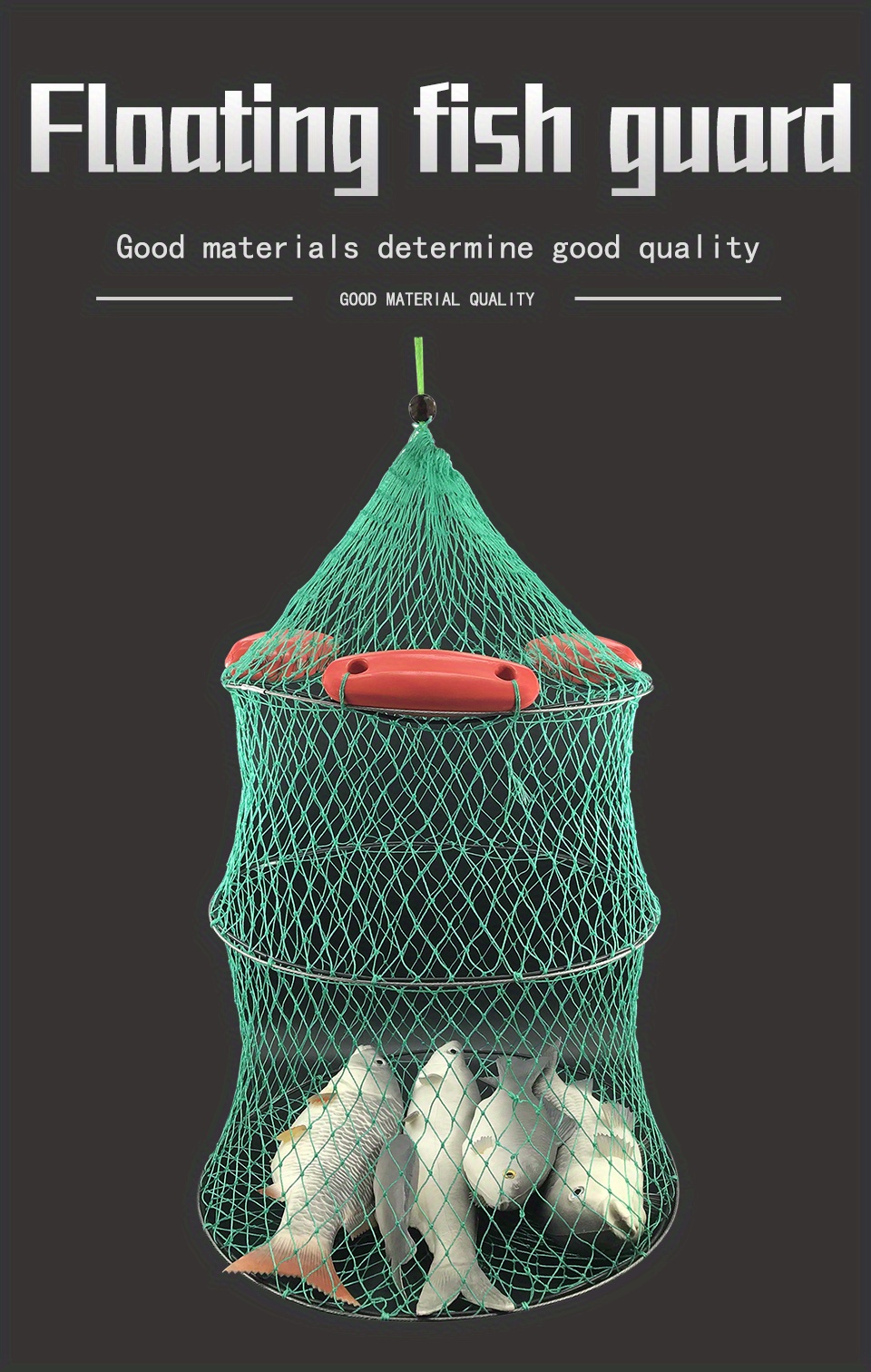 Floating Fish Protection Net Quick drying Folding Fish Cage - Temu