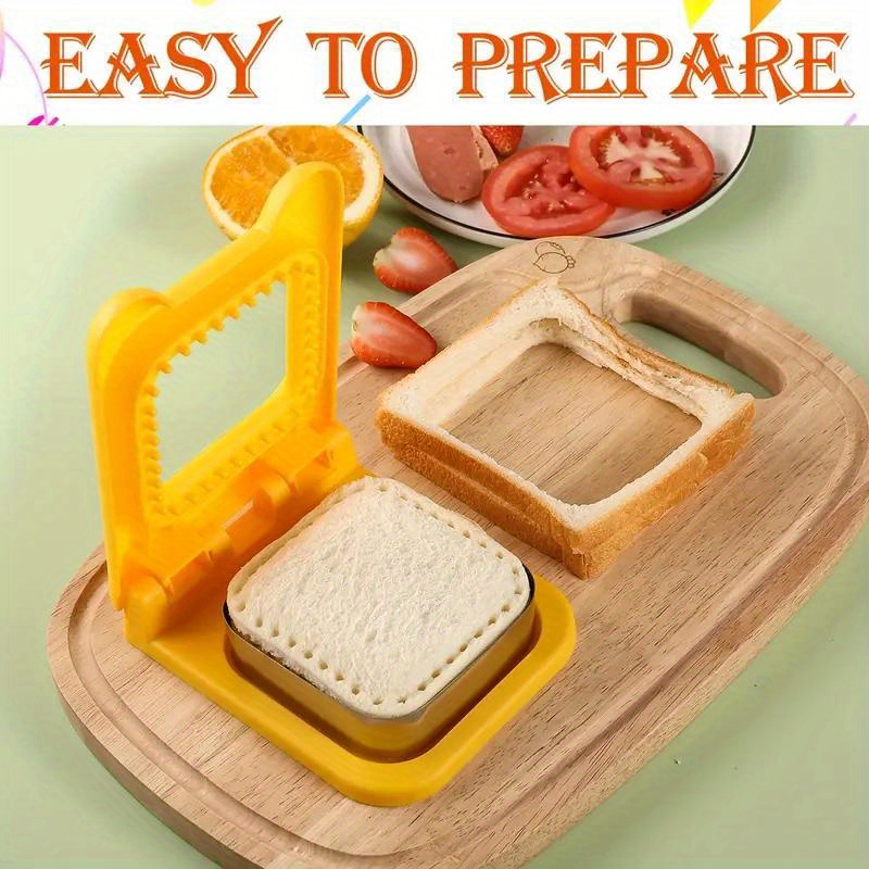 1pc, Sandwich Cutter And Sealer, DIY Pocket Sandwich Maker, Great For  Breakfast Sandwich Maker, Lunchbox And Bento Box