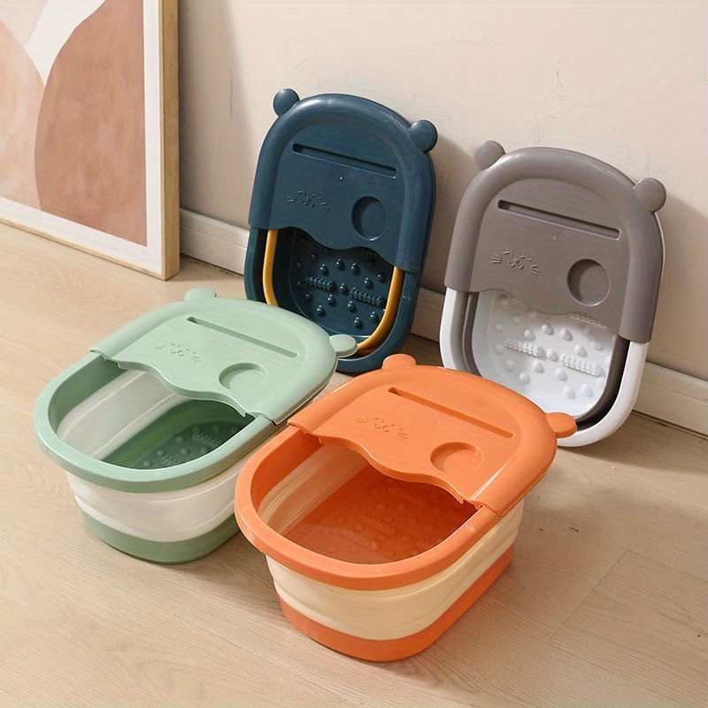 Collapsible Foot Bath Basin Foldable Foot Soaking Bucket - Temu