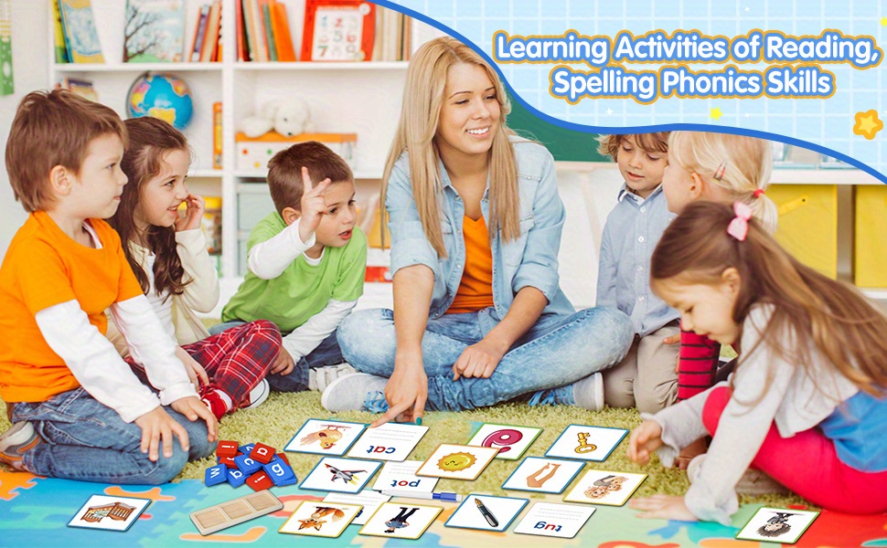 Gojmzo CVC Word Writing & Spelling Flash Cards, Philippines