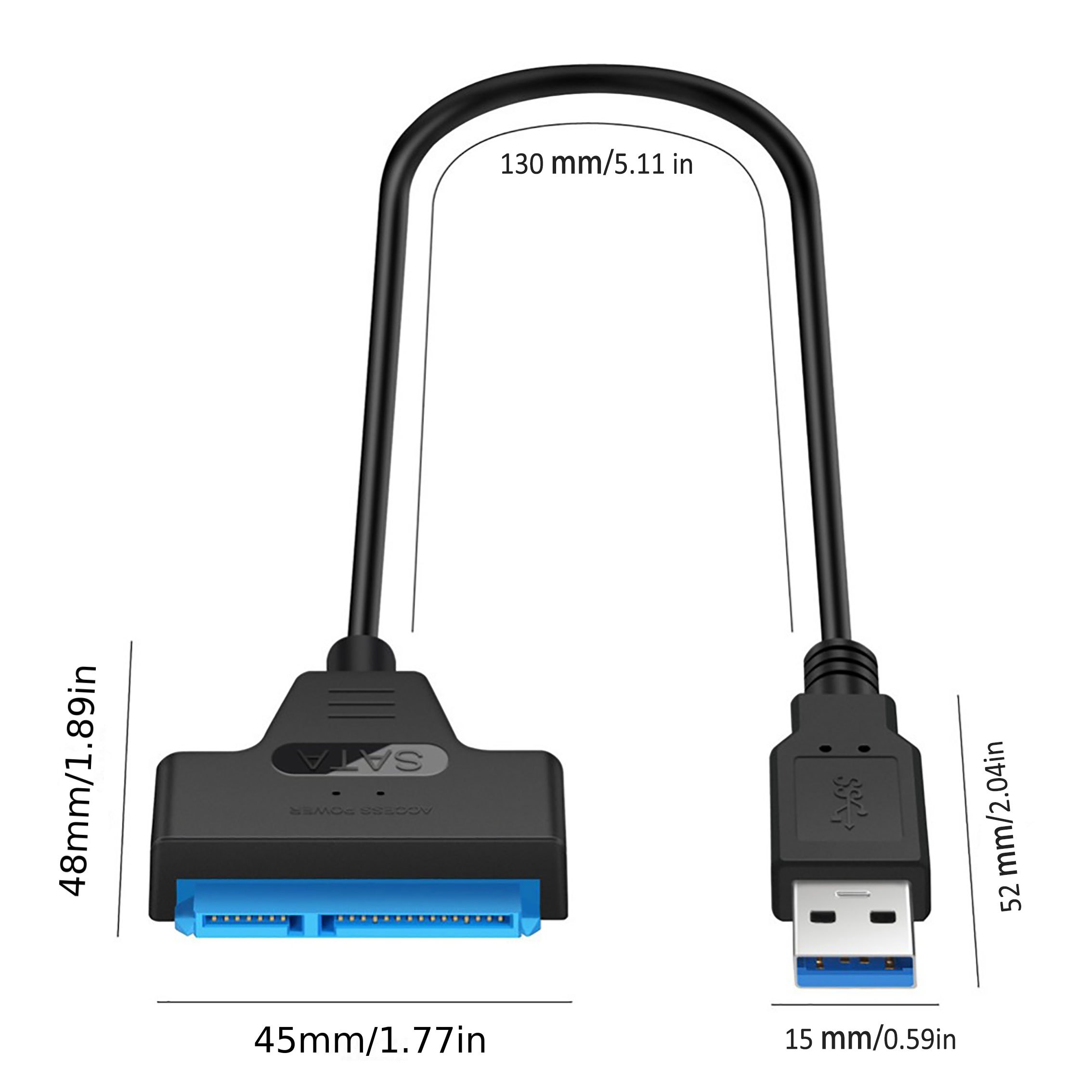 USB Sata Cable Sata 3 To USB 3.0/2.0 Adapter Computer Cables Connectors  Type C Sata