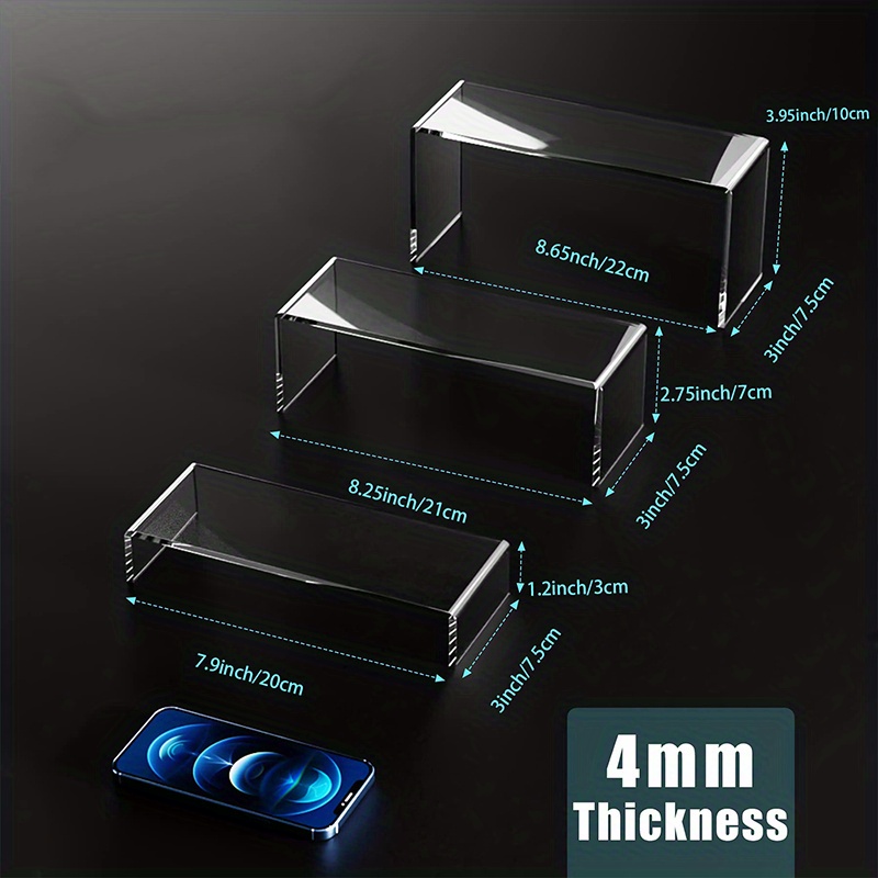 Rectangular Clear Acrylic Showcase Collectibles Display - Temu Philippines