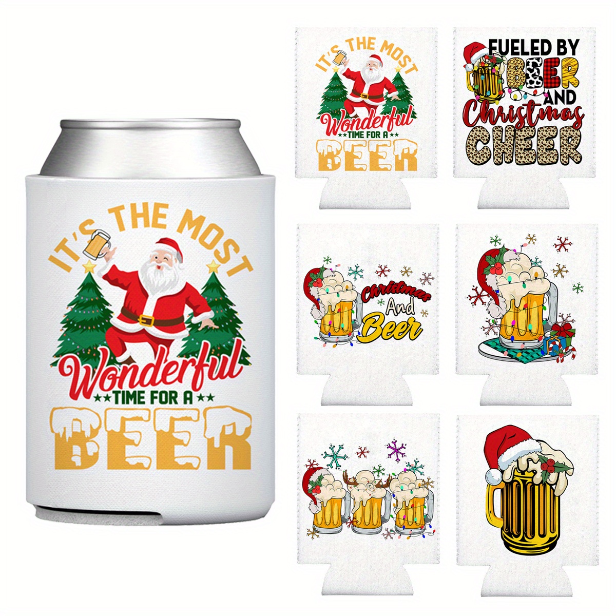 It's The Most Wonderful Time for a Beer (Red) / Can Cooler