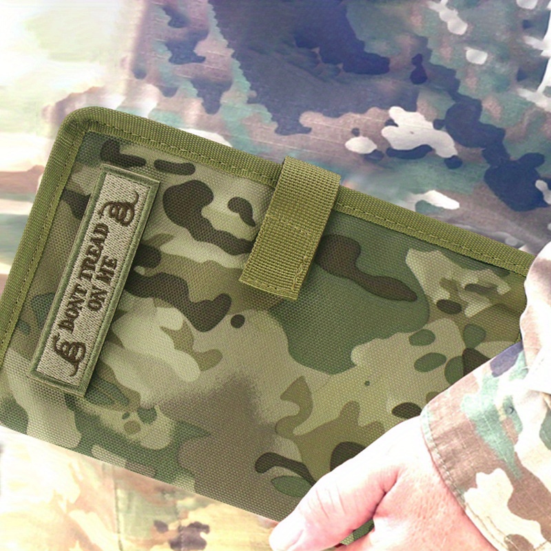 Multi pocket Military Log Book Cover Army Tactical Notebook Temu
