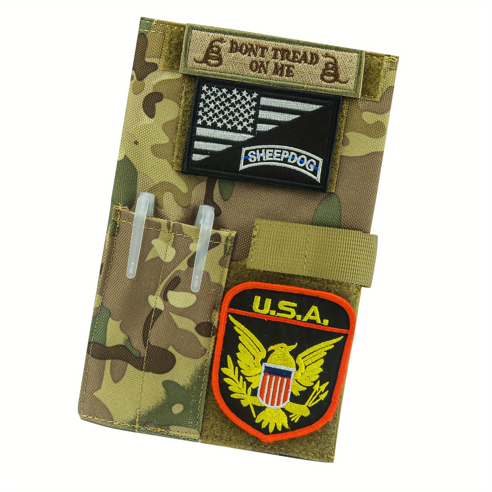 Multi pocket Military Log Book Cover Army Tactical Notebook Temu