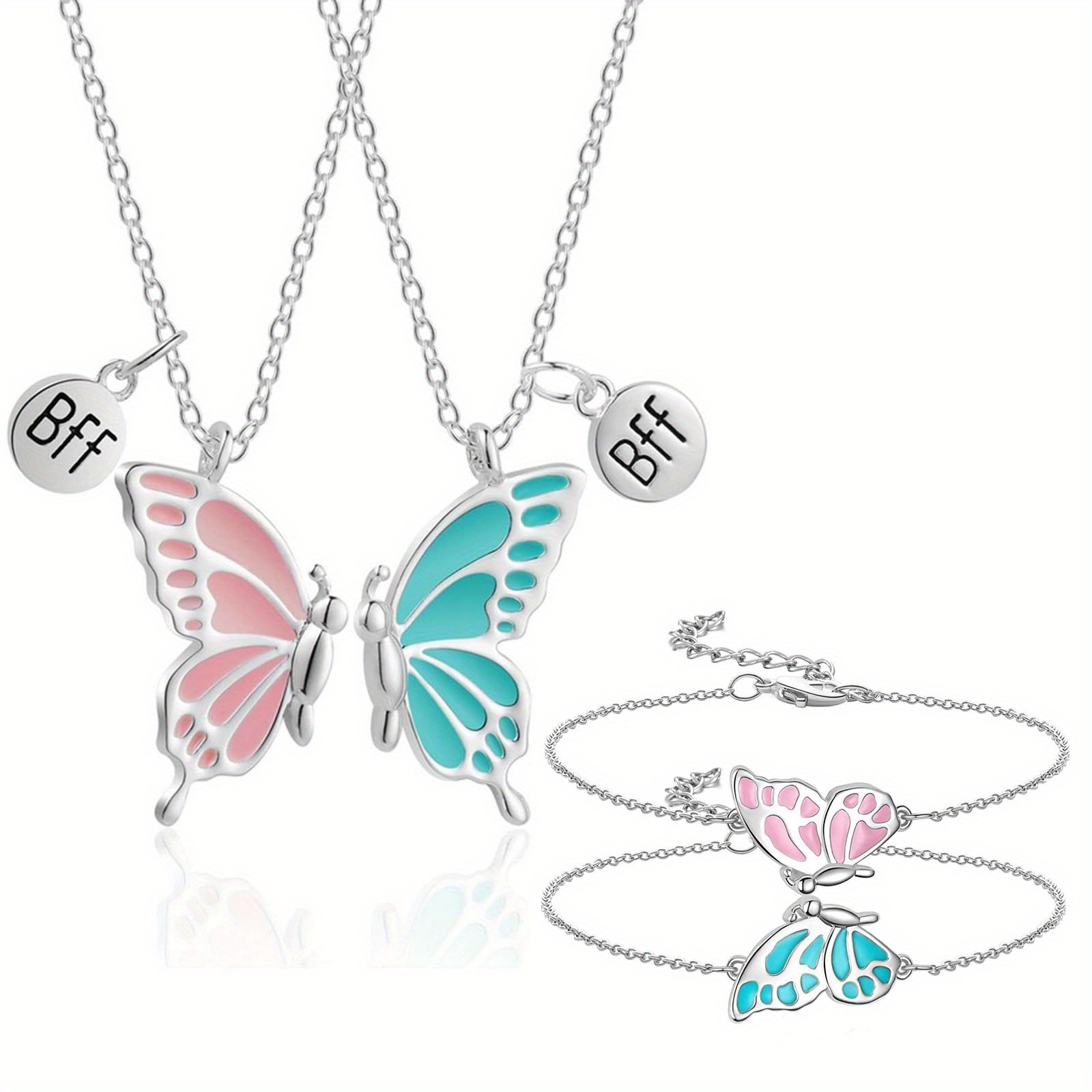 Best friend necklaces and on sale bracelets