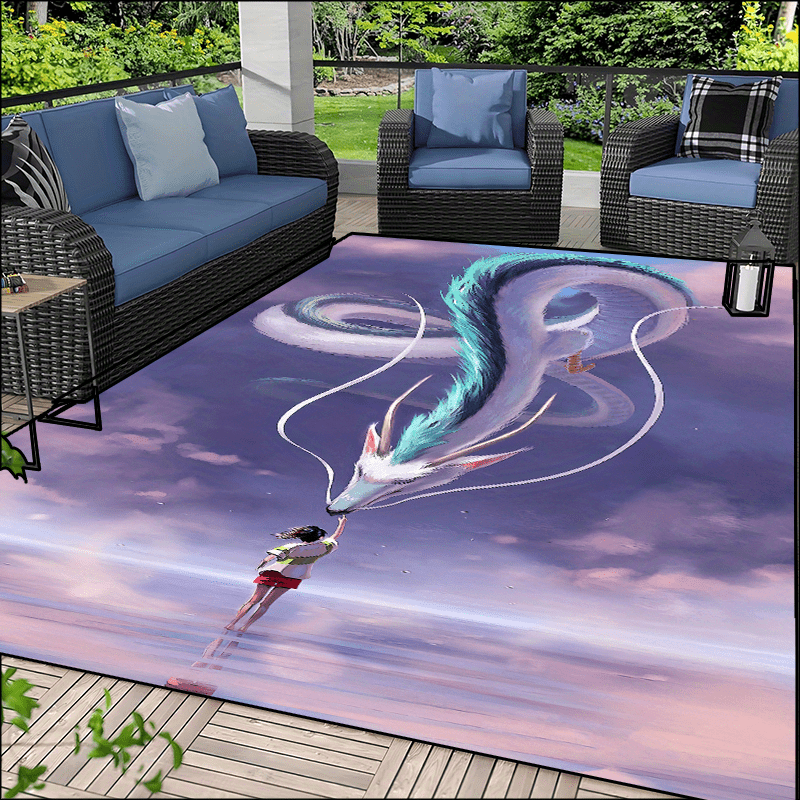 Beautiful Coastline Scenery Non slip Resistant Rug Machine - Temu