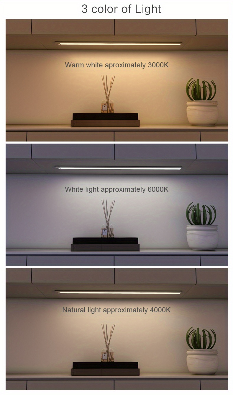 1pc Luce Sottopensile Slim Sensore Movimento Illuminazione - Temu