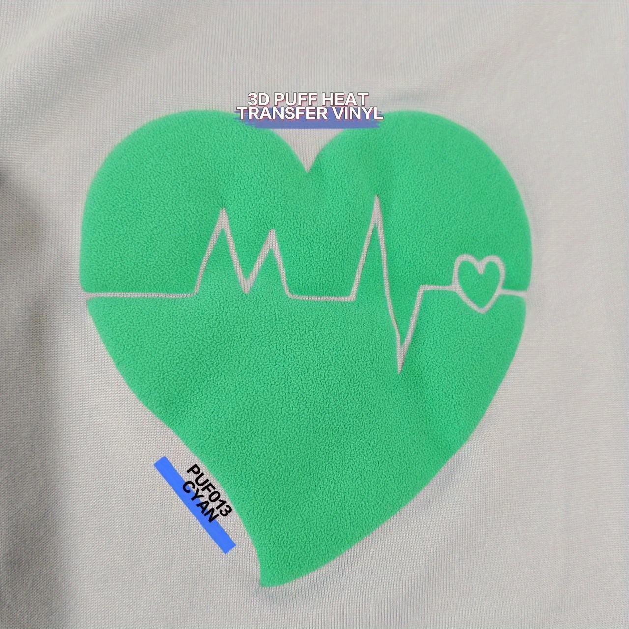 1pc 25x30cm 9 8x11 8in Puff Heat Transfer Vinyl Sheets For Diy Clothing