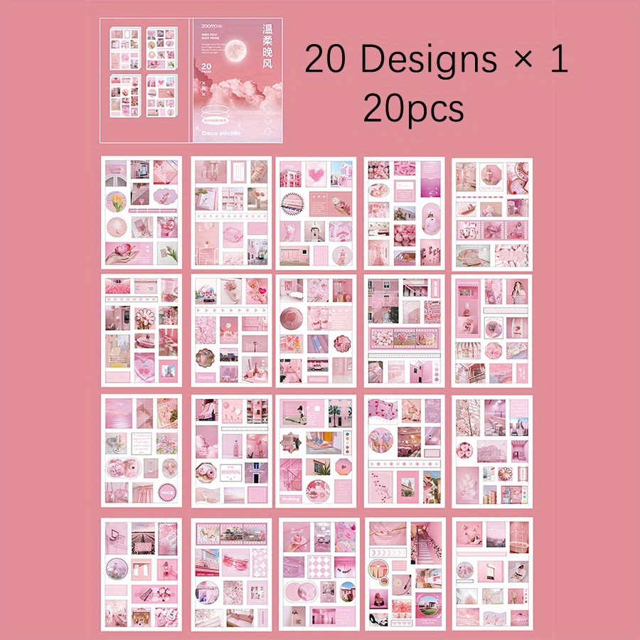 Various Style Washi Sticker Paper Book - 50 sheets – The Pink Room Co.