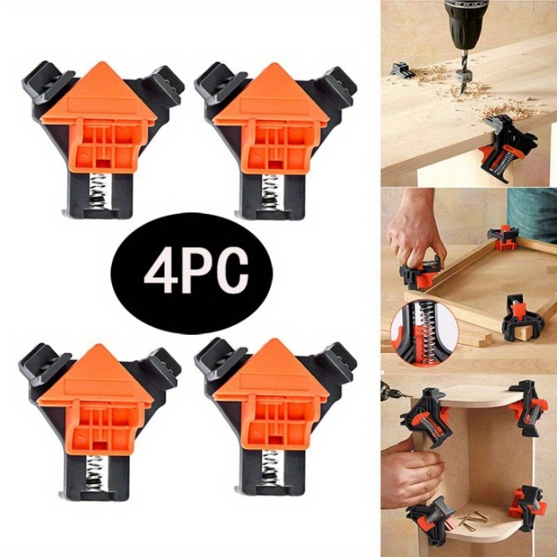 4pcs Carpenters Right Angle Clamps 90 Holder Picture Frame Clamp Picture  Frame Clamp Home Tool Carpenters Quick Clamp, Shop The Latest Trends