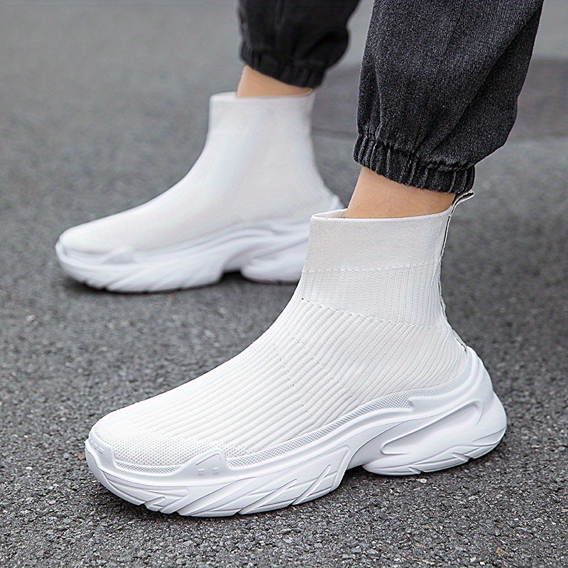 Flangesio High Quality Socks Sneakers Men Slip On Sports Shoes