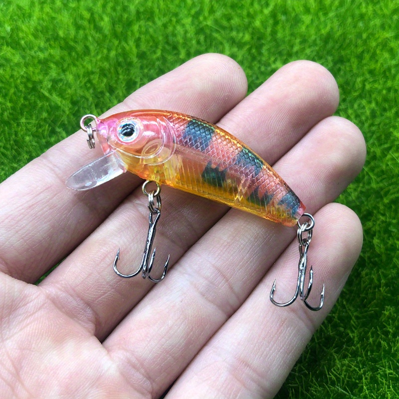 Artificial Mini Minnow Fishing Lure Wobbler Artificial Hard - Temu Canada