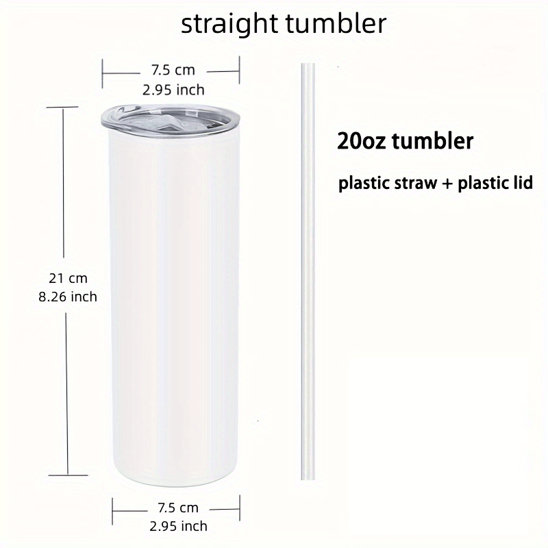 8pcs, 12oz Sublimation Tumblers Bulk, Heat Press For Print, Sublimation  Tumbler Cups With Handle, Straight Double Wall Sublimation Water Bottle  Blanks