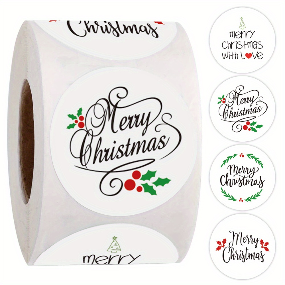 500pcs Of Christmas-themed Sealing Stickers For Gift Decoration