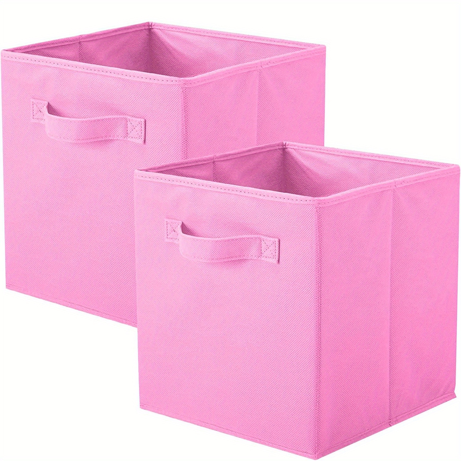 Clothing Storage Bins, Closet Bin With Handles, Foldable Rectangle Storage  Baskets, Fabric Containers Storage Boxes For Organizing Shelves Bedroom For  Small Business Owners/shops/retailers - Temu