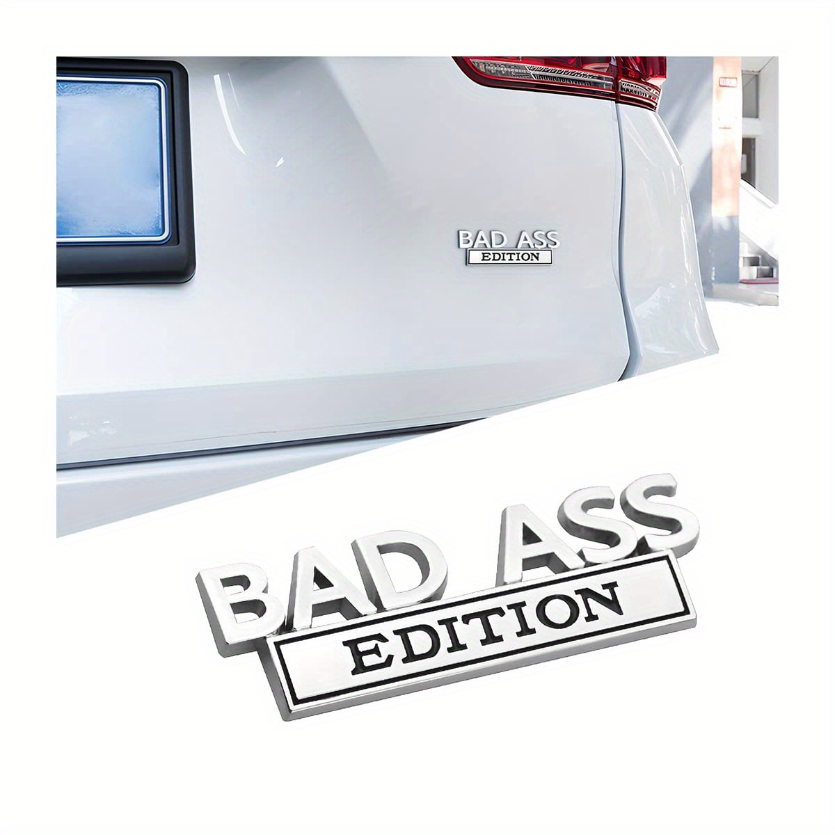 1/2pcs Auto Bad Ass Edition Logo Dreidimensionale Kotflügel - Temu Germany