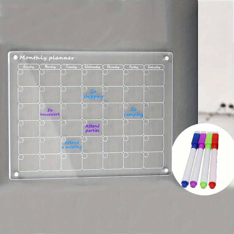 Magnetic Acrylic Calendar For - Temu Japan