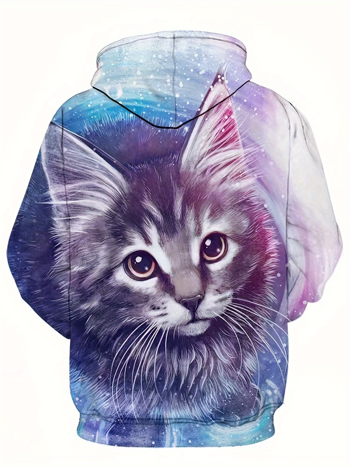 Men's 3d Cute Cat Digital Print Fashion Breathable Soft - Temu Canada