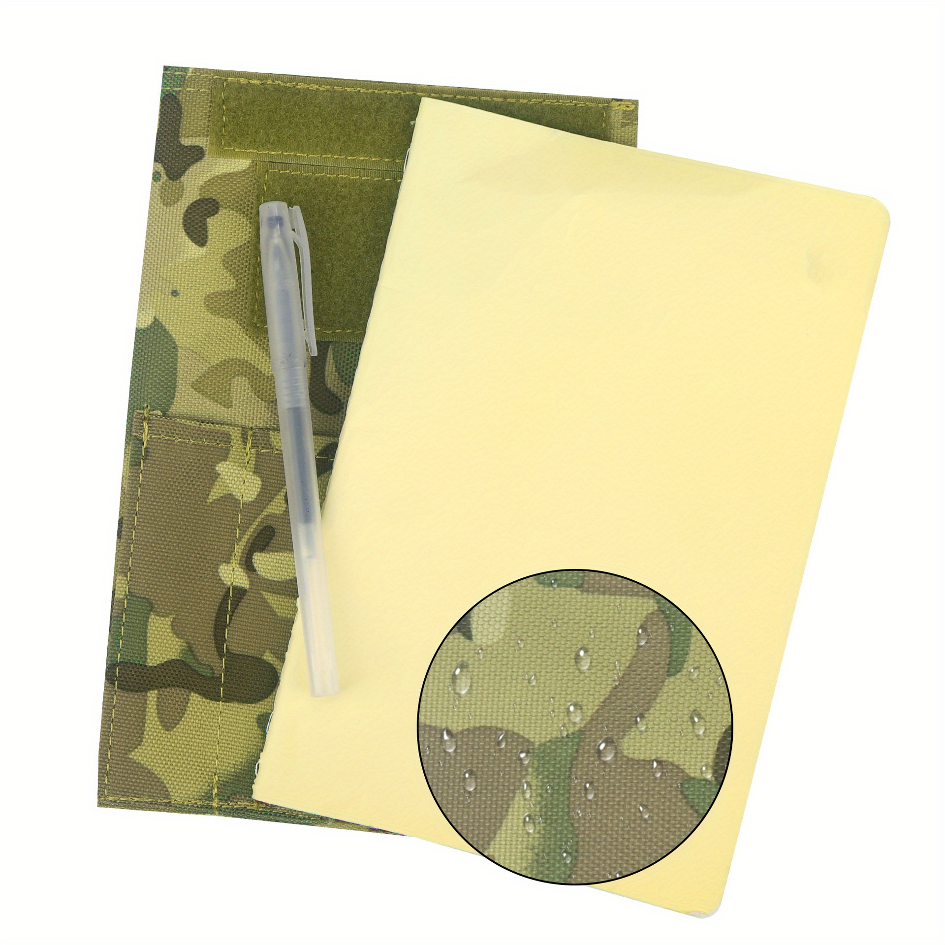 Multi pocket Military Log Book Cover Army Tactical Notebook Temu