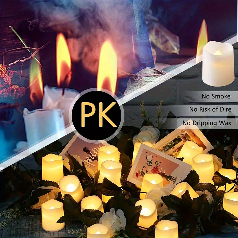 50 Pezzi Di Candele Elettroniche Candele Elettriche A LED - Temu Italy