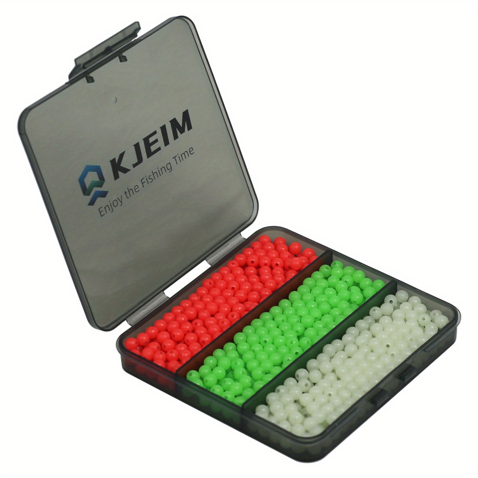 Image of Kjeim Fishing Beads 6mm 8mm 10mm Glow In The Dark Bead Round Plastic Lure Rigging Catfish Rig Freshwater Saltwater For Fishing Rigs