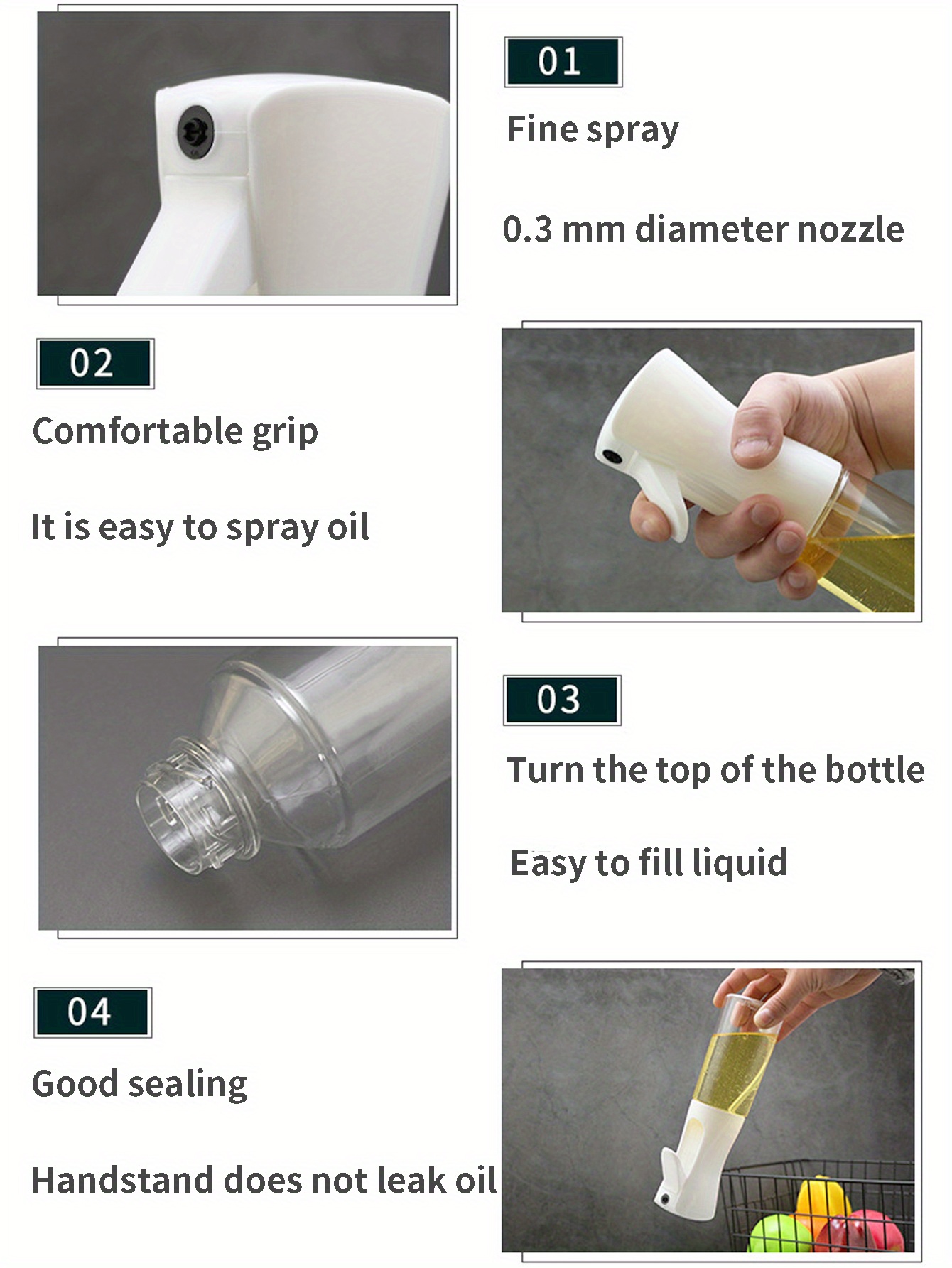 Oil Sprayer Kitchen Oil Sprayer Plastic Olive Oil Sprayer Temu Ireland