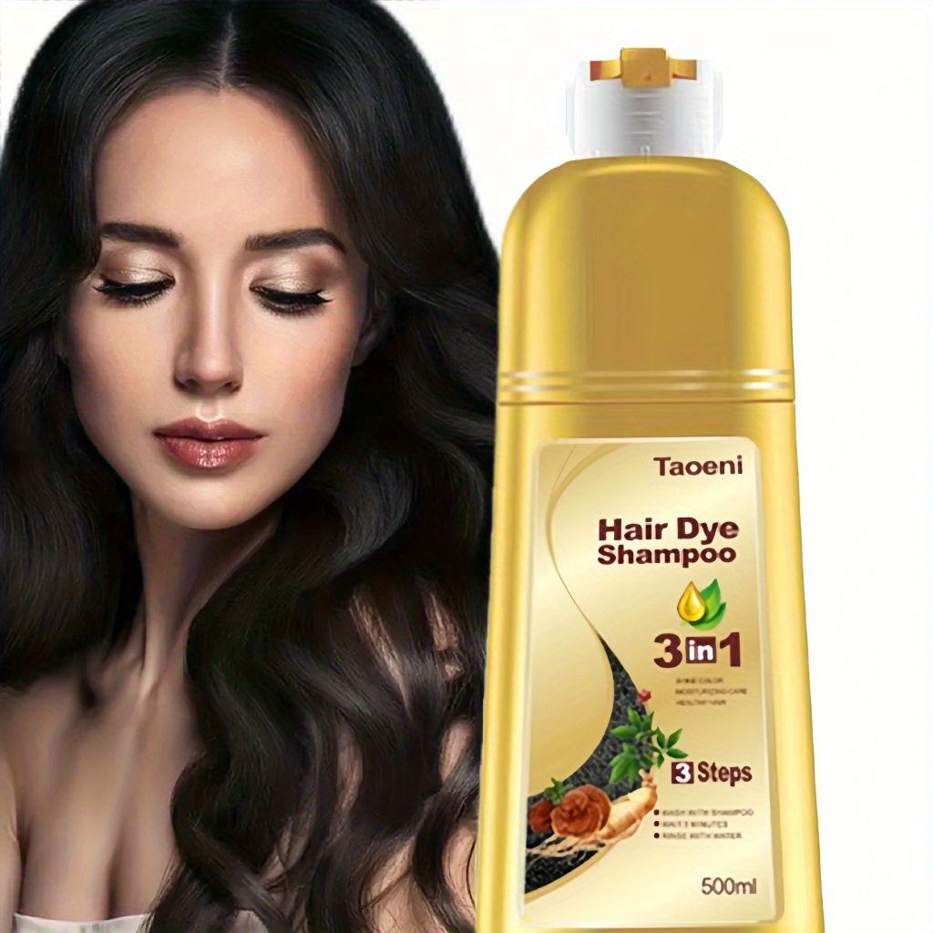 SPEEDY HAIR COLOR SHAMPOO DARK BROWN – Doslunas Cosmetics