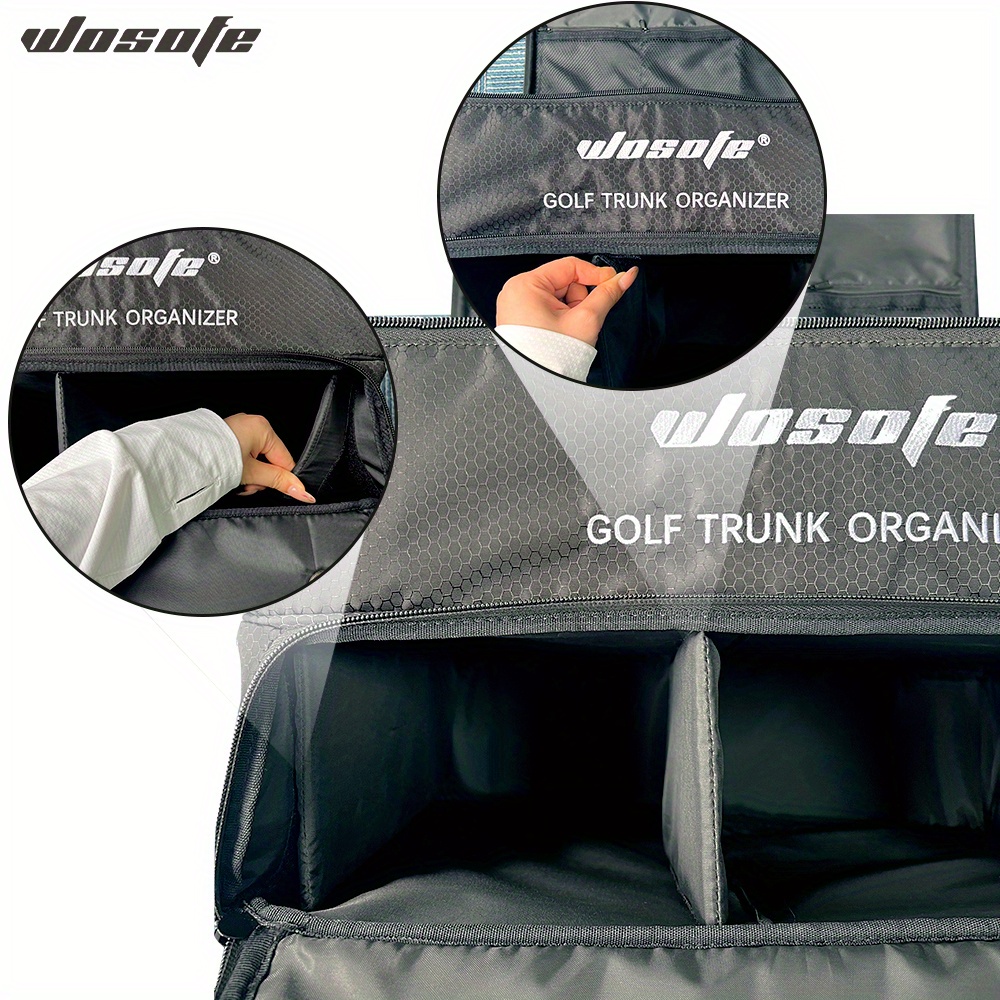 2 layer Golf Trunk Organizer Waterproof Golf Storage Bag - Temu United  Kingdom