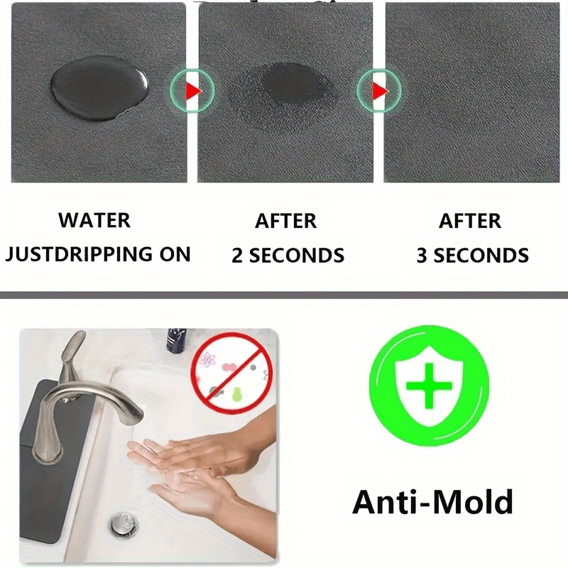 Countertop Pad Fashionable Sink Faucet Drainage Pad Anti - Temu