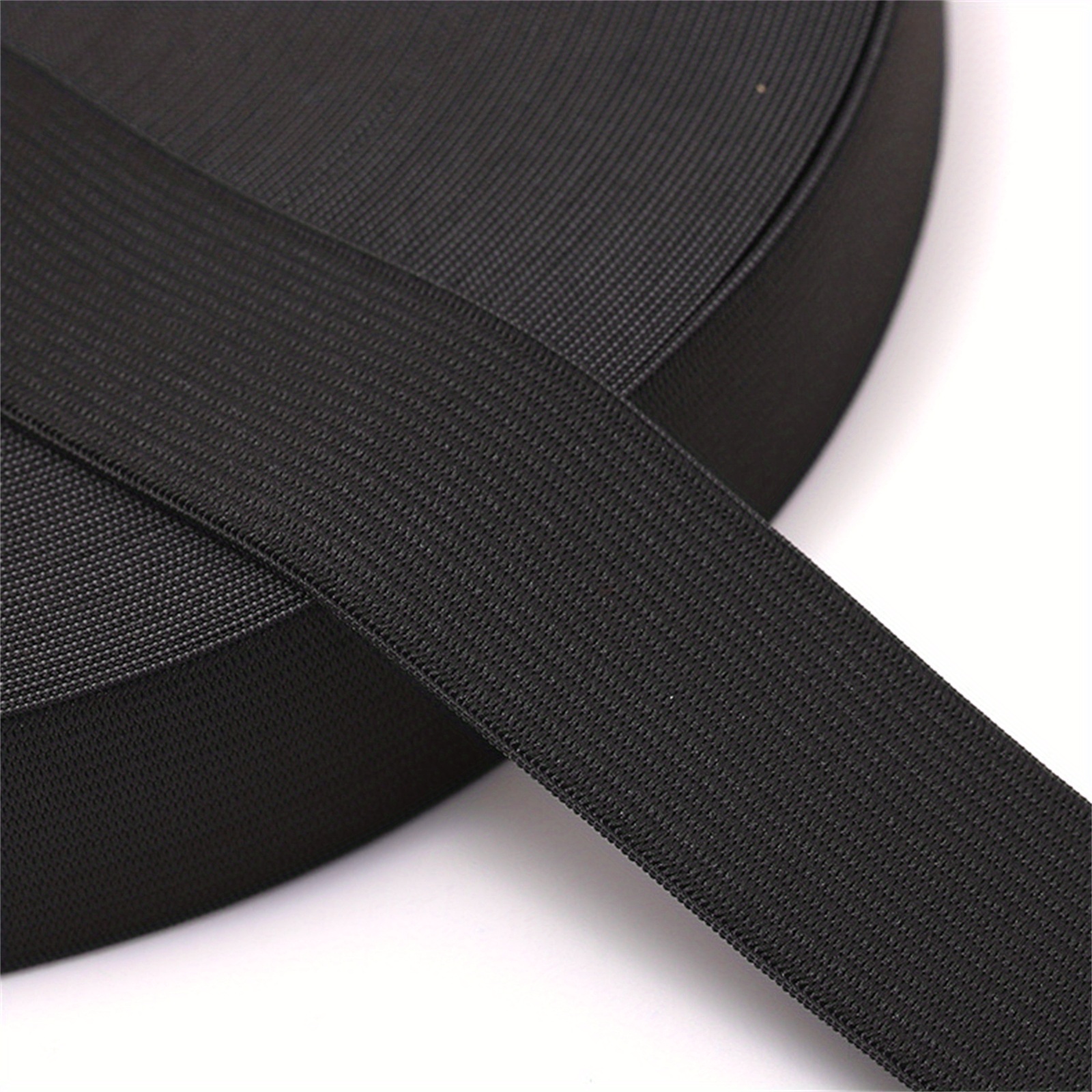 Multi Width Elastic Band With High Elasticity Black White - Temu