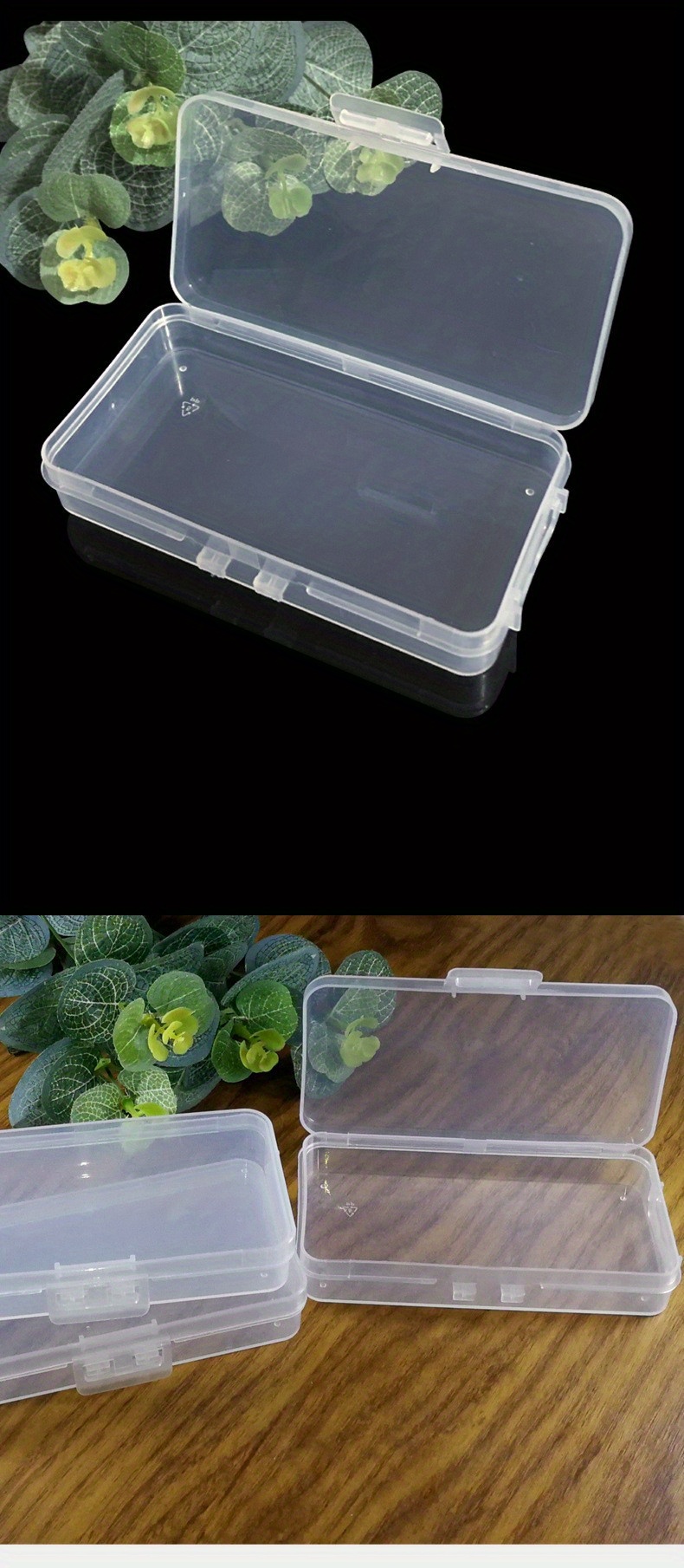 Transparent Plastic Storage And Finishing Box Extra Large