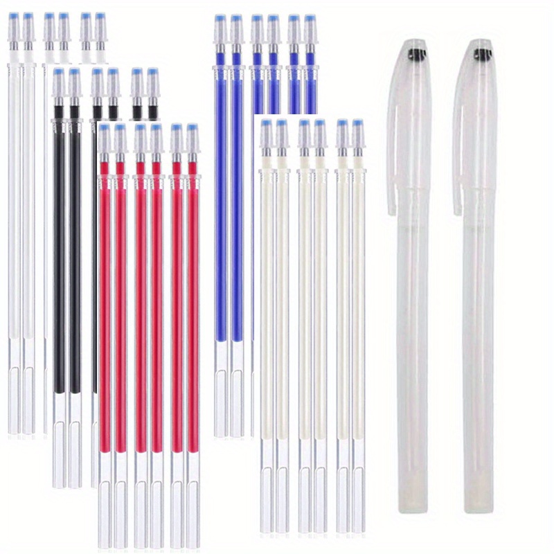 20pcs Heat Erasable Pen Refills, High Temperature Disappearing