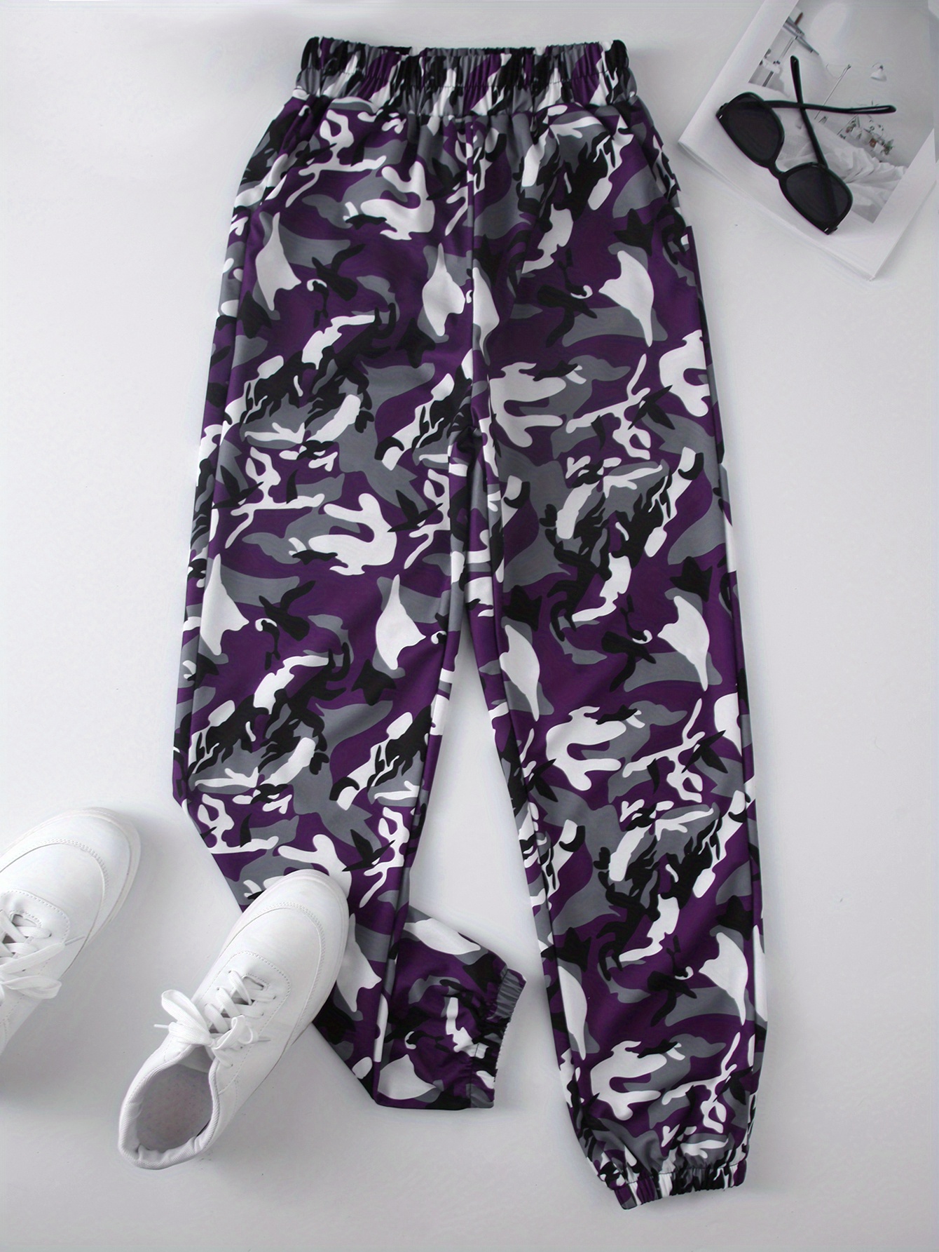 Women's purple best sale camo pants