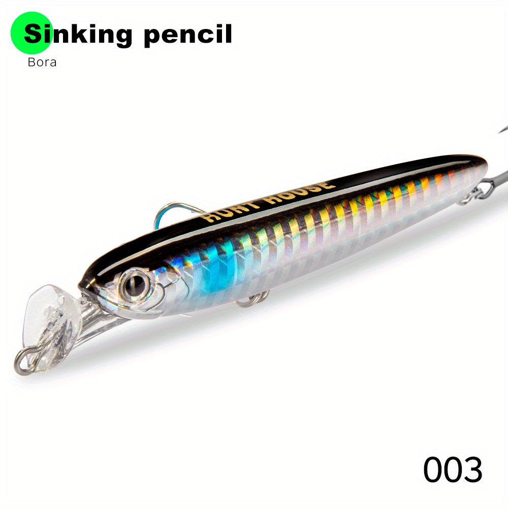 Sinking Pencil Lure Artificial Hard Bait Seabass Bluefish - Temu