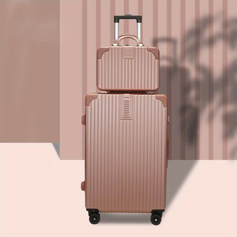 Large Capacity Suitcase, Durable Trolley Luggage Case, Students Baggage  With Spinner Wheel & Password Lock - Temu Germany