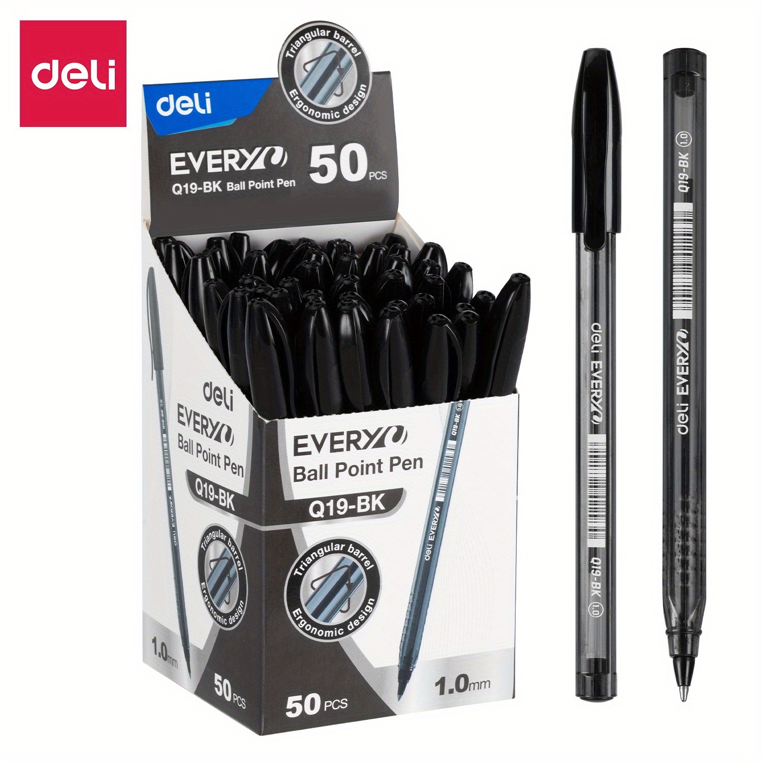 Deli Large Capacity Ball Point Pen Medium Point Smooth - Temu