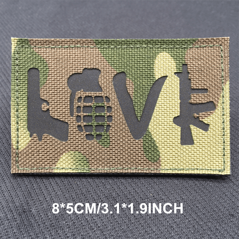 Street Fashion Shirt Tactical Patches Military Vest Patch Tailoring Design  Outdoor Exercise Funny Badge Thermal Transfer Armband