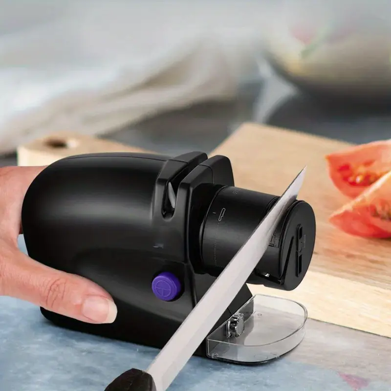 sharpeners 10w electric knife sharpener multi functional motorized blade home knives sharpening grinder knives whetstone chef knife electric tool sharpen tungsten hone stone professi kitchen accessories details 5
