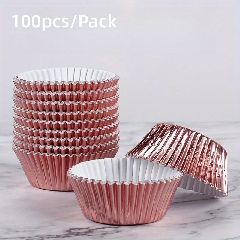 Aluminum Foil Greaseproof Paper Cupcake Liners