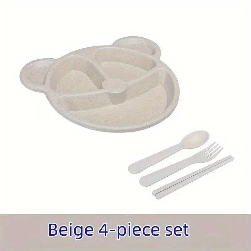 Kids Cutlery Set Non Toxic Dinner Plate Set