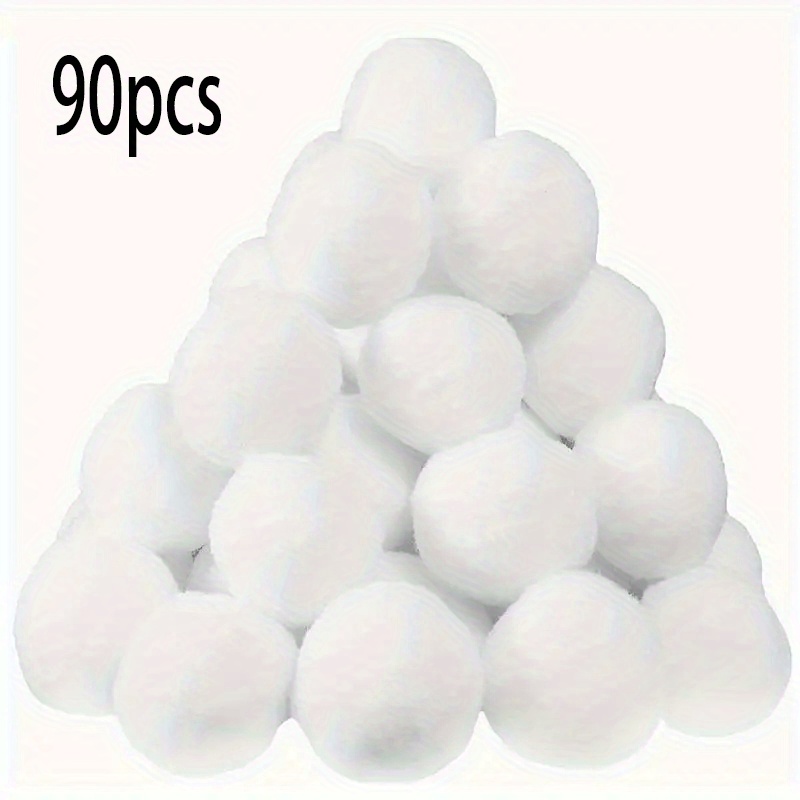 6pcs Fake Snowballs Snow Toy Balls Artificial Indoor Snowballs With For  Indoor Outdoor Snow Fight, Christmas Toss Game