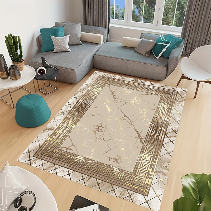 Modern Living Room Washable Area Rug Waterproof, Stain Resistant, Anti  Slip, Lightweight, And Non Shedding Dining Room Carpet, Suitable For  Bedrooms, Living Rooms, Kitchens, Apartments, Anti Smudging, Non Shedding  Carpet Mat 