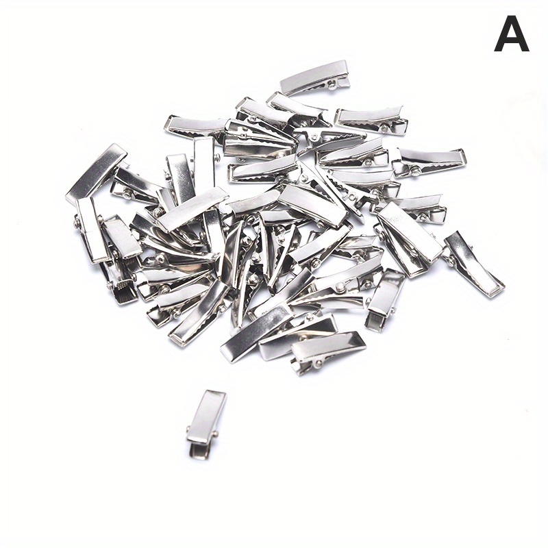 Alligator Hair Clips, 210 PCS Alligator Clips for Hair Bows, Single Prong  Gator Silver Metal Hair Clips, Flat Hair Bow Clips Making Bulk DIY Supplies  for Crafts Accessory (1.8 Inch & 2.2