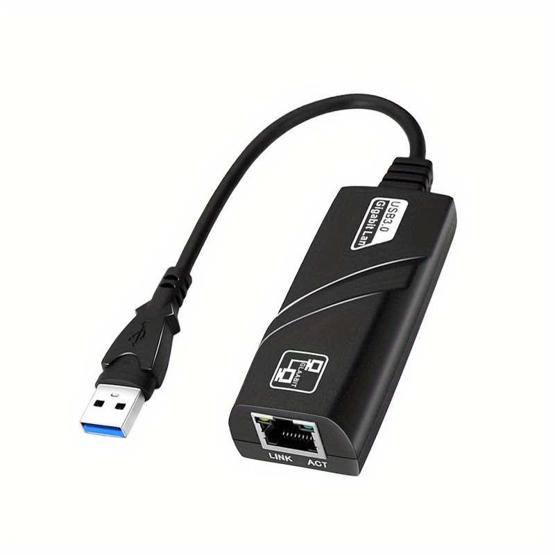 Usb 3.0 à Rj45 Gigabit Ethernet à 10/100/1000 Mbp Ethernet Adaptateur USB  Réseau Lan Adaptateur Pour Macbook Air Mac Os Windows 10 / 8.1 / 8/7 Vista  / Xp