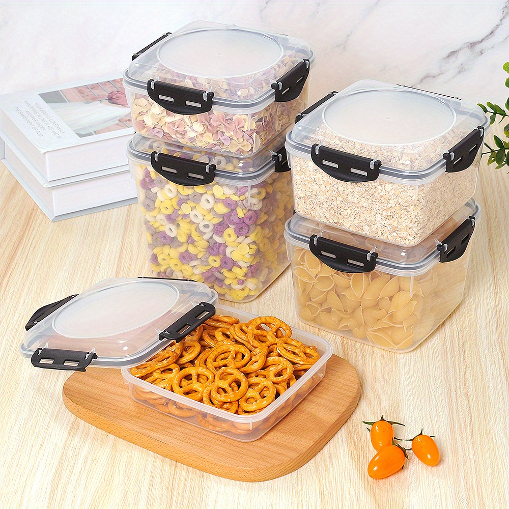 Kitchen Food Storage Containers Air Tight Jar Set for Bulk Cereals