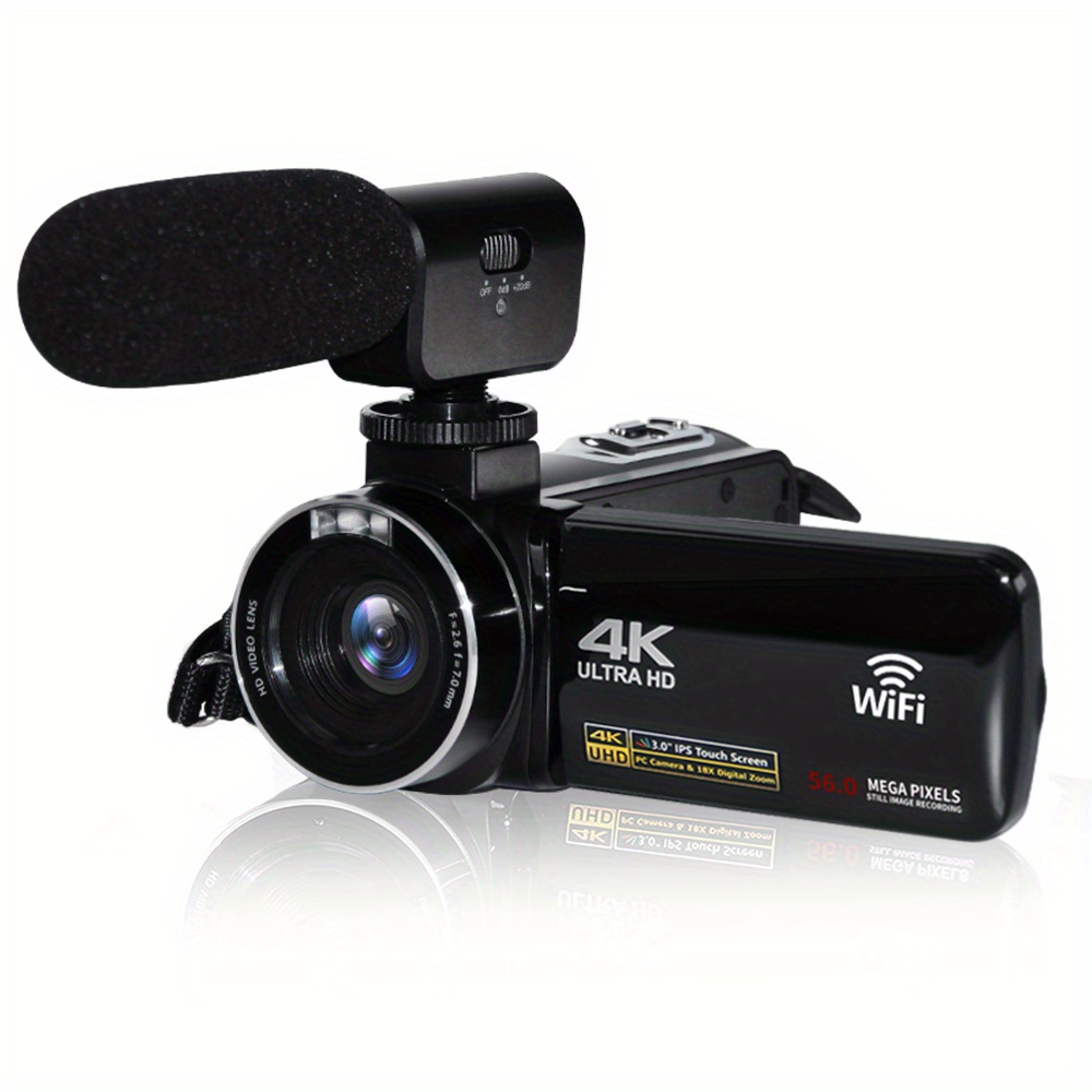 Caméscope Vidéo 2 7K Caméra De Vlogging UHD 42MP Caméscope - Temu